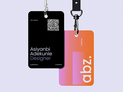 Branding for abz studio abz adobe adobe xd animation box branding business card design designers google illustration microsoft minimal photoshop qr qr code timeline uiux