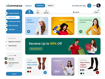 Fashion eCommerce Website Dashboard UI ecommerce dashboard ecommerce ui ecommerce website dashboard fashion ecommerce website fashion ecommerce website design ui ui design