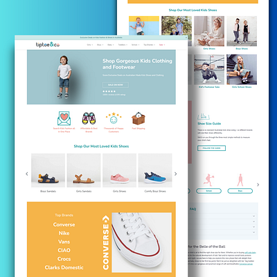 Tip Toe and Co. Kids Wear Website Makeover branding ecommerce ecommerce development ecommerce template design ecommerce website design graphics design logo shoify website design shopify uiux design web design web development website website design website template design wix wix website design woocommerce woocommerce website design