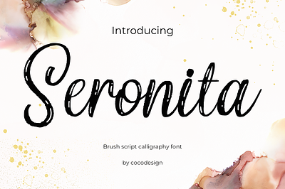 Seronita font best font design font font font love serif font
