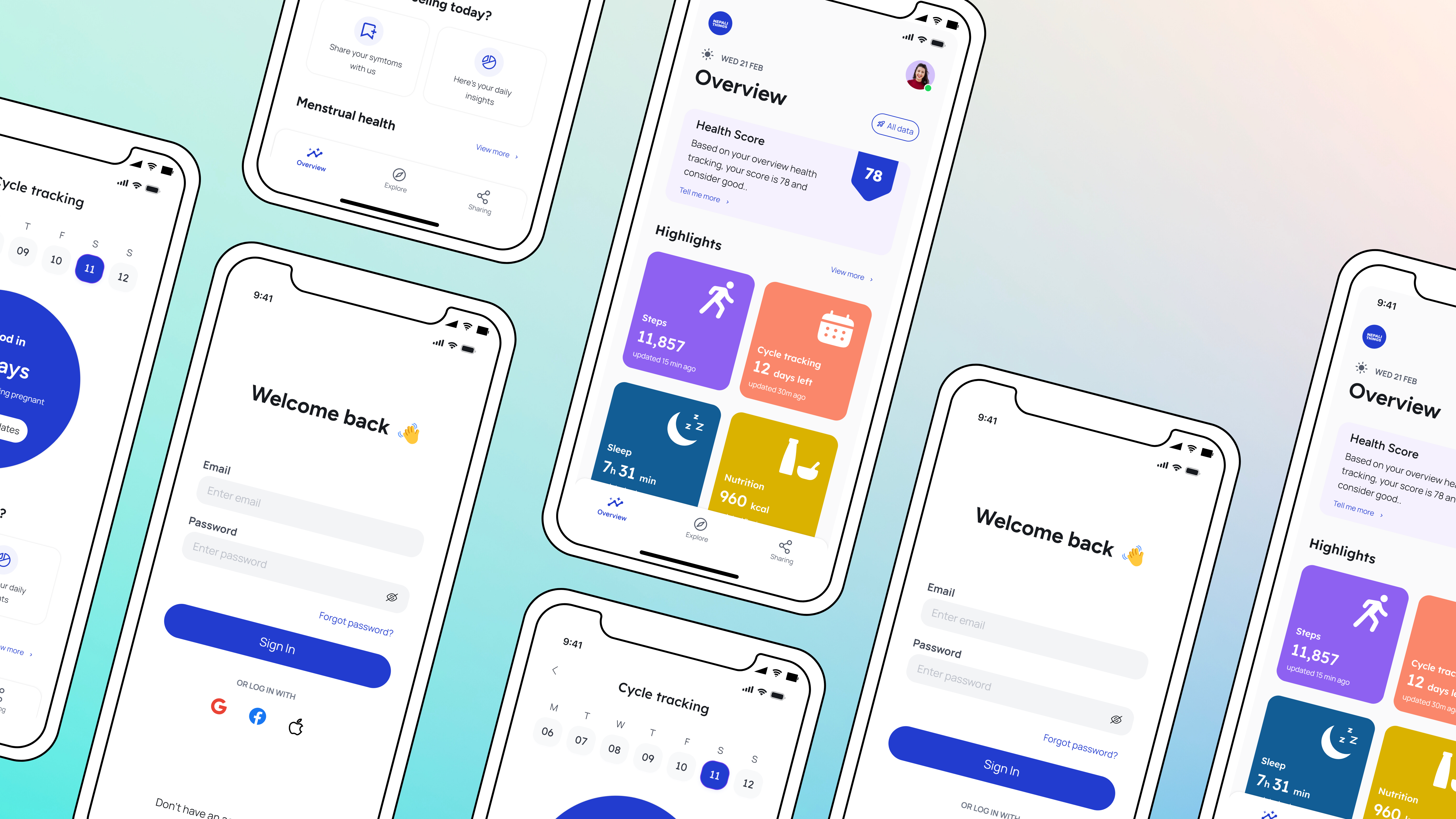 Revolutionize Your Wellness Journey with Health Tracker adobexd design design inspiration figma graphic design illustration ui user experience design user interface ux