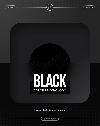 Black Color Psychology background black branding brands color color psychology colors colours dark design dope graphic design logo panexe panexe graphics ui
