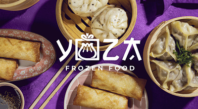 Yoza - Frozen Food Brand Identity branddesign brandidentity branding design fnb fooddesign frozenfood graphic design illustration japanlogotype logo logodesign vector