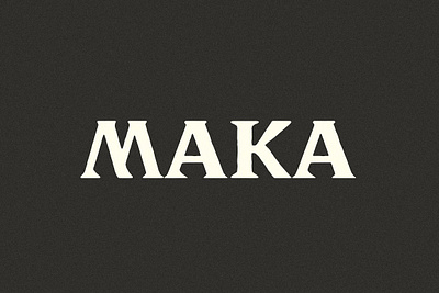 Maka A Sharp Serif Typeface display display font display serif hand drawn serif serif typeface sharp sharp font