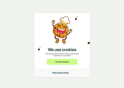 Website Cookies Modal button chocoloate cookiepopup cookies cookiesmodal modal notification popup