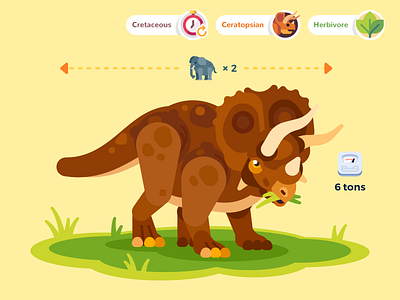 Torosaurus animation design graphic design illustration motion graphics vector