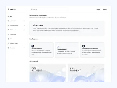 API documentation for a payment gateway ai api apidesign apireferene codedocumentation dashboard developerdocs fintech integrationguides paymentgateway programming saas ui