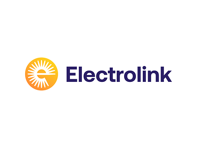 Electrolink logo concept pt. 2 brand branding connection electric energy growth icon identity letter e link logo logodesign power products rays sun supplier symbol