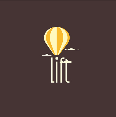 Daily Logo Challenge - Hot Air Balloon graphic design logo typography