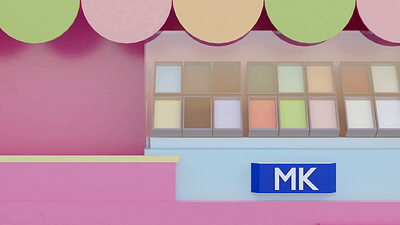 MK Ice Cream 3d after effects art blender branding design graphic design ice cream illustration illustrator motion graphics