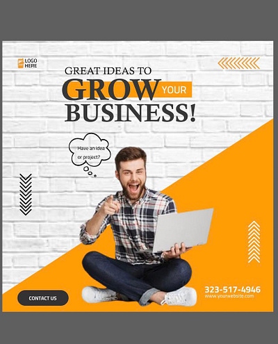 Grow-Business 3d adobe animation branding conception graphique figma graphic design logo motion graphics typographie ui ux