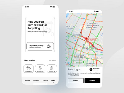 E-Waste Management App app design e waste app e waste management interfaces mobile app recycle recycle app ui ui design ux waste waste app