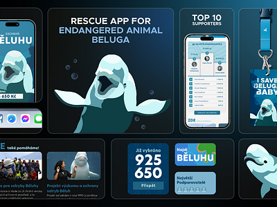 Endangered Animal Rescue App Design 2024 animal app blue branding design graphic design illustration iphone logo mobile ui ux vector