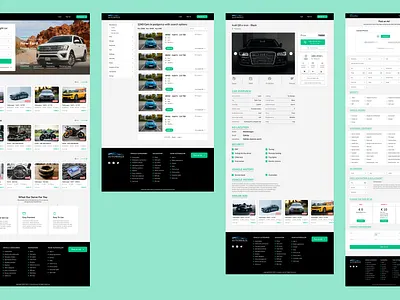 Responsive Website Redesign Autoberza.co automobile website automotive mobile design automotive website car detail page car website figma figma web design filter page design home page design homepage landing page design modern website design post an ad page responsive website ui uiux website ux visual design website design website redesign