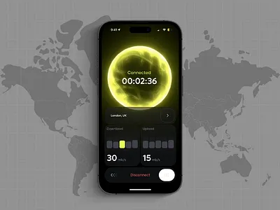 SafeNet VPN - App Concept 3d android animation app app store branding concept crypto design graphic design ios iphone iphone 15 logo mobile app motion graphics switcher ui vnp web3