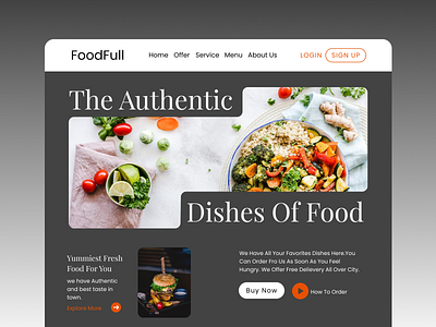 Restaurant Business Web Design UI Concept! animation branding design fastfood figma food restaurant ui ux