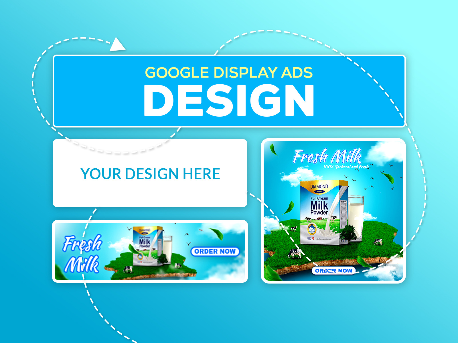 Google Display Ads Design | Adobe Photoshop by Abdul Ahad on Dribbble