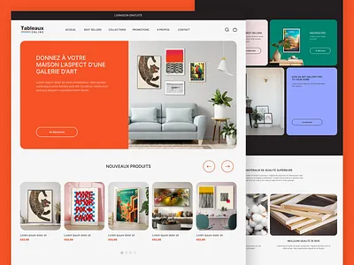 Canvas Wall Art E-commerce Store canvas canvas ecommerce canvas shop canvas store canvas ui canvas web design canvas website wall art ecommerce wall art landing page wall art shop wall art store wall art ui wall art web design wall art website