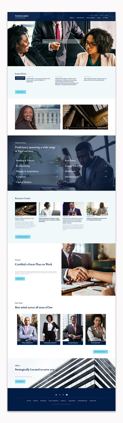 Website design for a law firm figma product design ui uiux