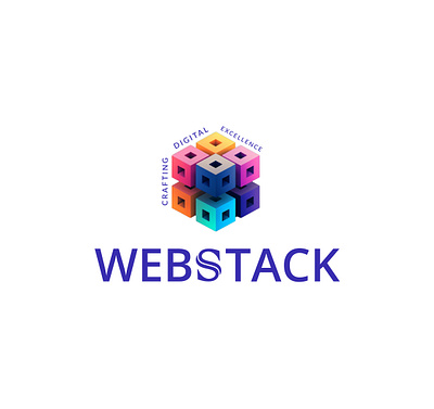 Webstack Logo badge brandidentity branding corporatelogo creativelogo creativeweb design designinspiration digitaldesign flatdesign graphic design illustration logo typography ui vector