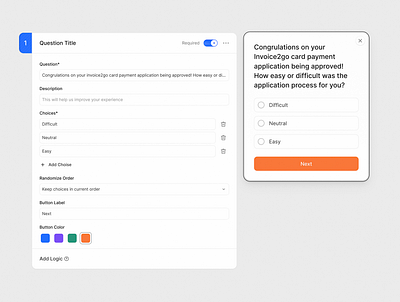 question generation card dashboard dashboard ui product design product ui saas