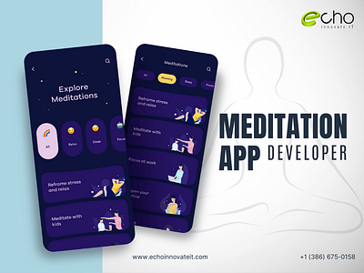 Echo Innovate IT - Crafting the Ultimate Meditation App app development meditation app