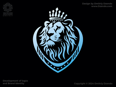 Lion King Logo animal branding cat crown leadership lion lion king logo majestic power regal strength wildlife