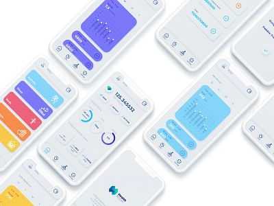 HealthBlocks App Design blocks cajva data health app data mining health health app ui health crypto healthblocks app healthblocks.ai