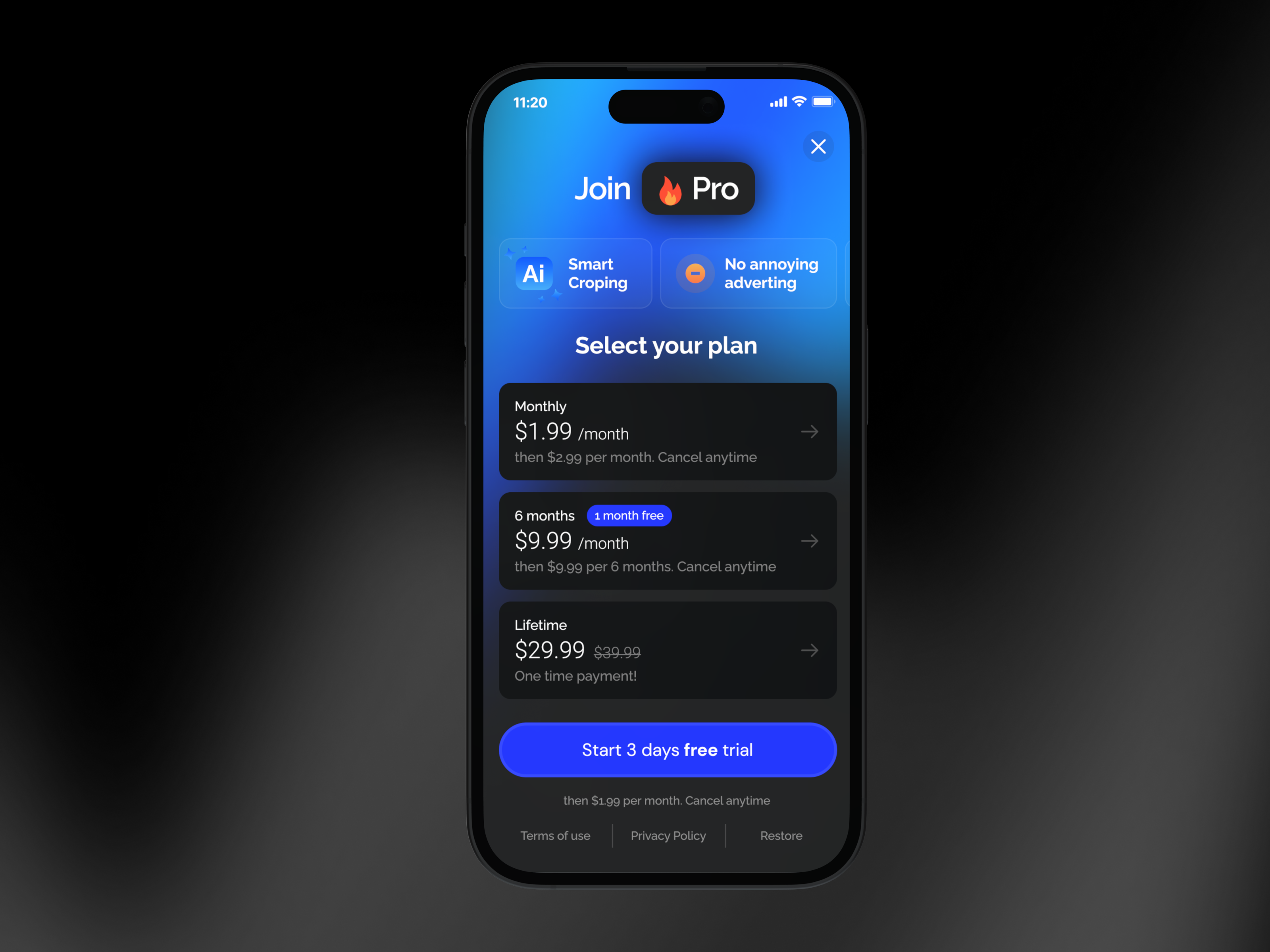 Simple Select Plan Screen by Vitaliy Kobytsia on Dribbble