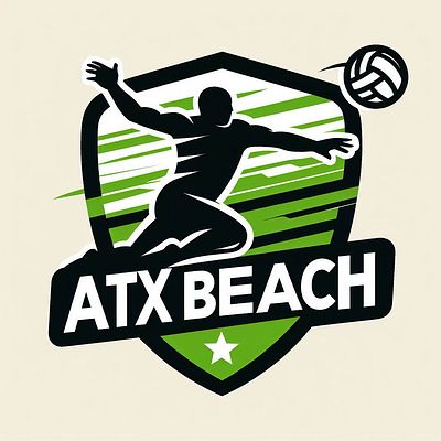 Logo design design logo volleyball logo design