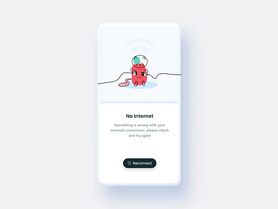 No internet animation lottie animation cat connection cute design funny gif illustration interaction internet ui ux