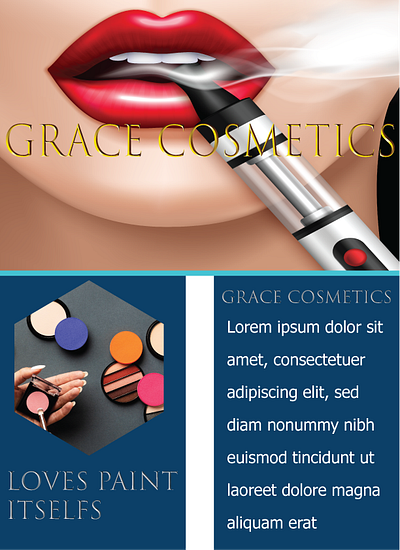 GRACE COSMETICS CATALOG OF PRODUCT AND QUERIES branding catalog graphic design products