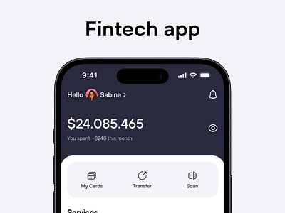 Fintech application (B2C) b2c banking app customerretention cx design financeapp financialservices fintech innovationinbanking mobile app mobile design mobilepayments ui userfriendlydesign ux