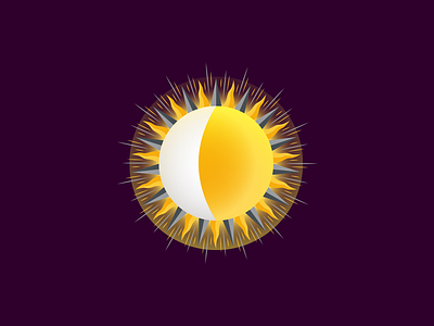 Eclipse eclipse graphic design logo moon sun
