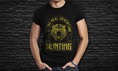 Hunting is the real adventure vintage