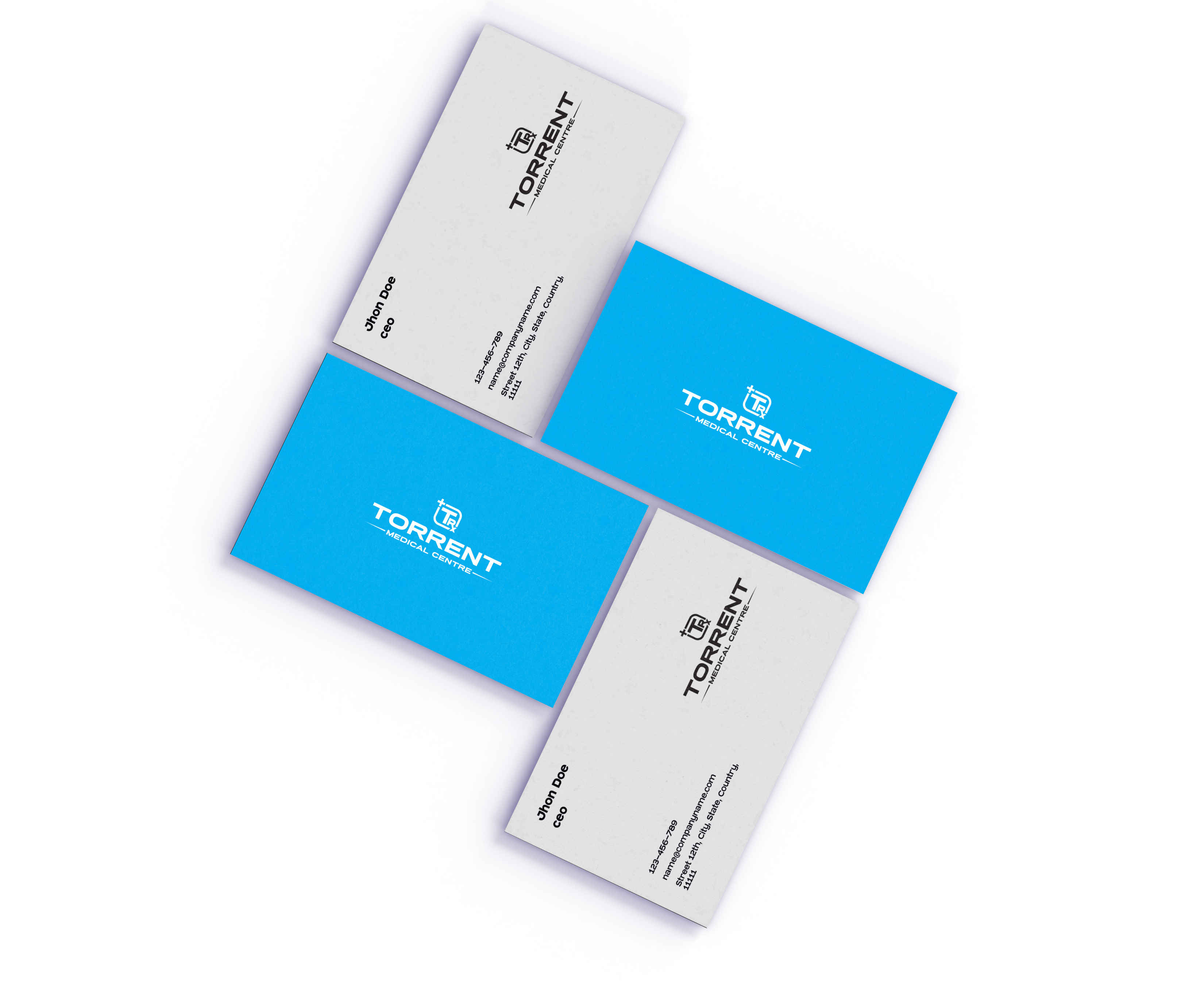 Medical Center Logo 3d animation branding deer design graphic design illustration logo motion graphics typography ui ux vector