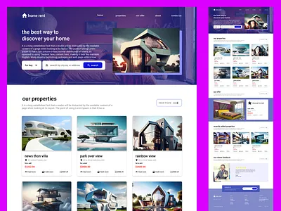 Real Estate Website Design (UI/UX) dashboard dashboard design design designer figma figma design landign page design landing page page design real estate real estate website design web web design website website design wireframe wireframe design