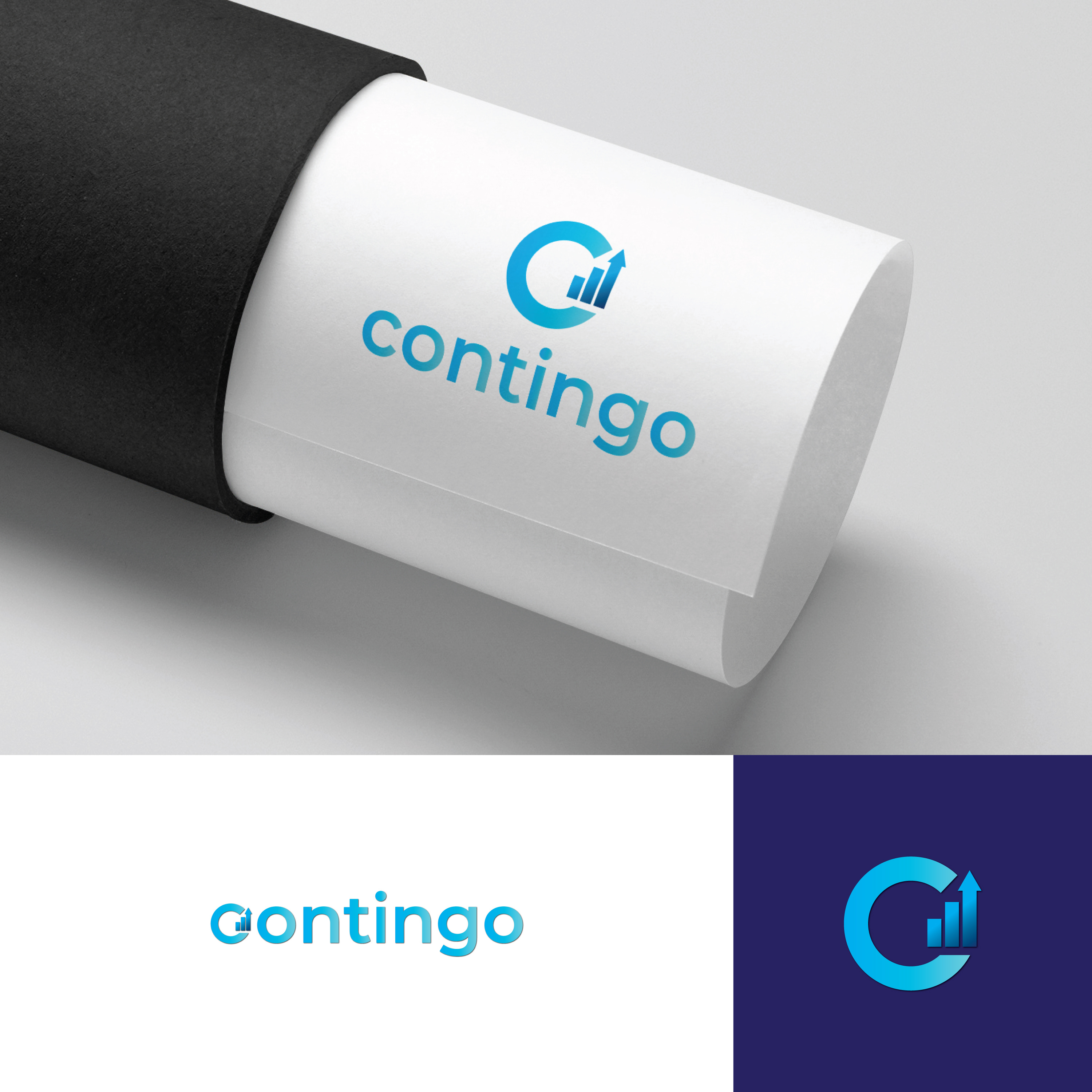 Contingo Logo Design animation branding deer design graphic design illustration logo motion graphics typography ui ux vector