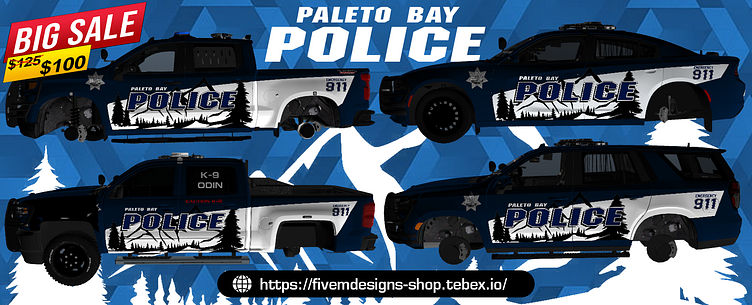 Paleto Bay Police Fivem Ready Car Pack By Muhammad Hamza On Dribbble