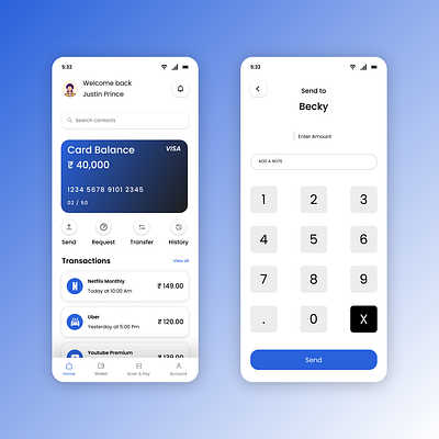 Mobile Banking App dailyui figma mobileapp mobilebanking ui uidesign uiux uiuxdesign ux uxdesign