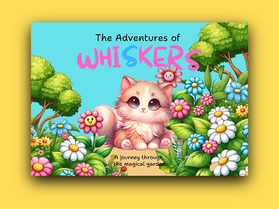 KIDS STORY BOOK EYE CATCHING COVER PAGE DESIGN playful narrative