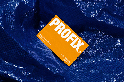 Business Card for Profix® Restoration company branding business card identity logo profix restoration