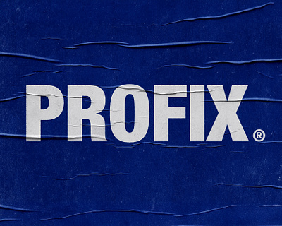 Logotype for Profix® Restoration company branding identity logo logotype profix restoration