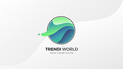 Logo Design (Branding) for Trendi World branding earthlogo earthsymbol ecofriendlydesign environmentalbrand globalbrandidentity graphic desing logo logo design natureinspiredlogo oceanwavedesign planetearthdesign sustainablelogo waveslogo