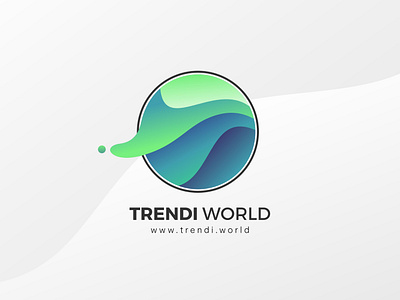 Logo Design (Branding) for Trendi World branding earthlogo earthsymbol ecofriendlydesign environmentalbrand globalbrandidentity graphic desing logo logo design natureinspiredlogo oceanwavedesign planetearthdesign sustainablelogo waveslogo