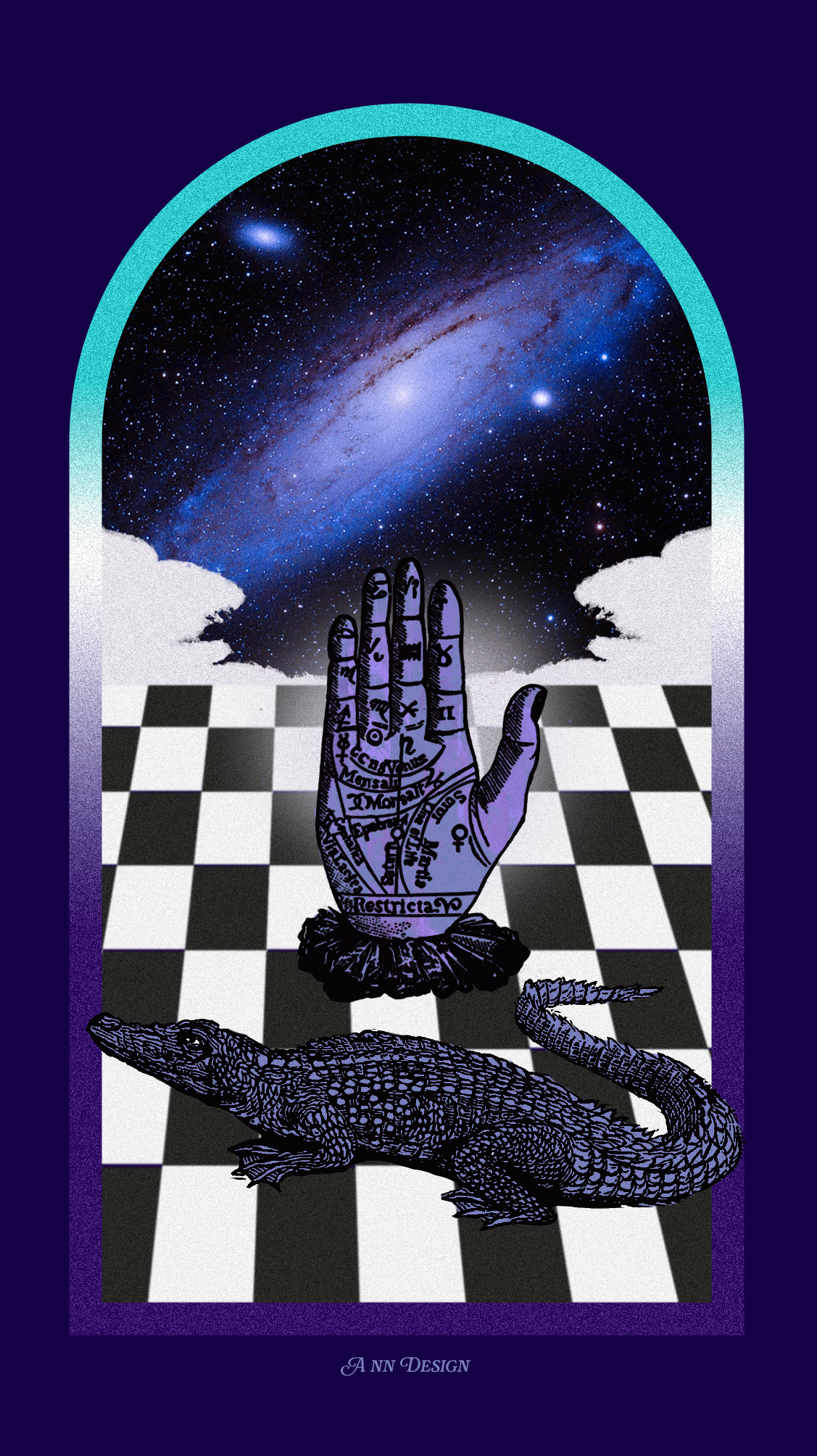 Vector Illustration & Digital Collage, Mixed media graphics aesthetic collage design graphic design illustration illustrator mystical photoshop surreal tarot vector