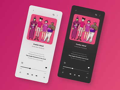 Music player app app design figma minimal minimal design mobile music ui user interface ux web design