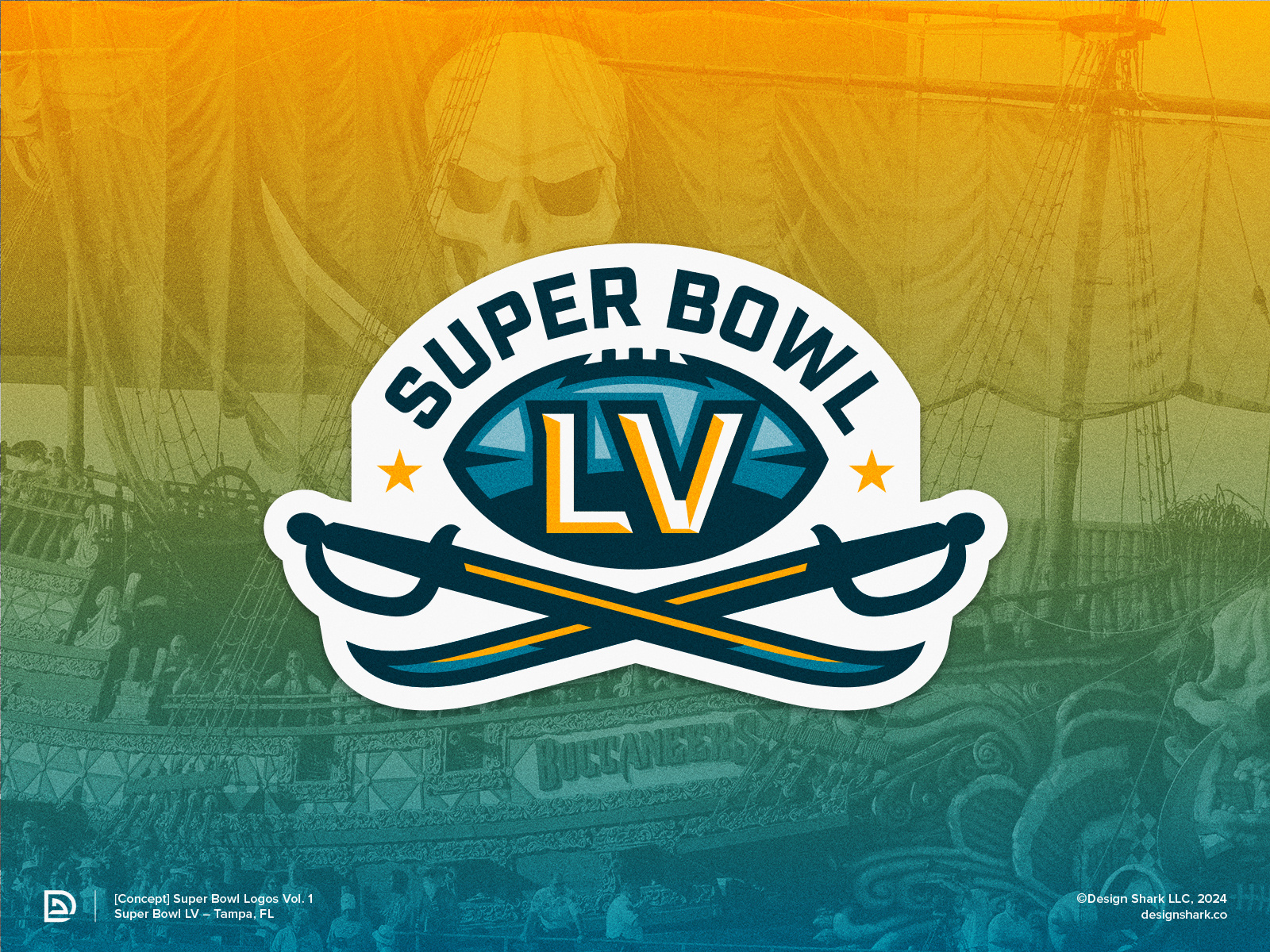 [Concept] Super Bowl Logos Vol.1 by Dan | Design Shark® on Dribbble