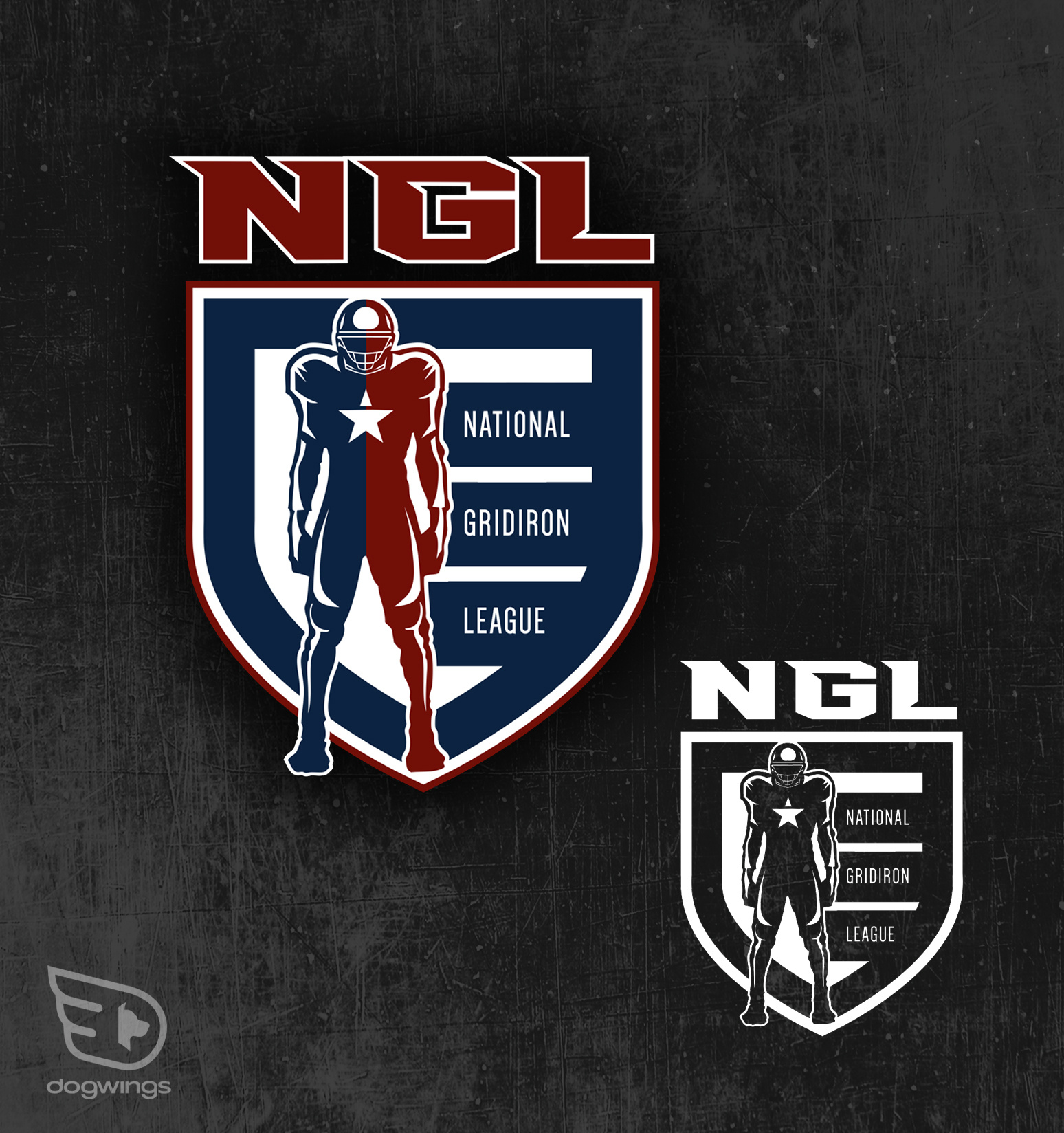 Logo concepts National Gridiron League by Chip David on Dribbble