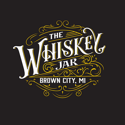 Whiskey Jar branding graphic design